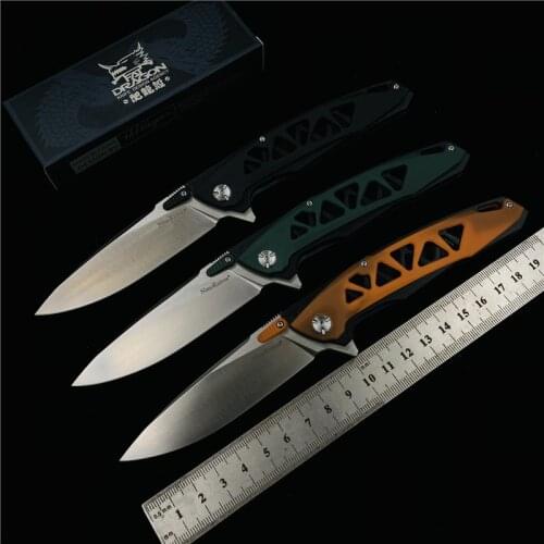 Fat Dragon Design World Tree G10 folding knife outdoor camping survival bearing folding knife 440C steel small knife