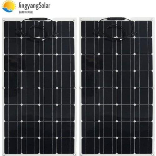 Solar Panel Flexible Solar Module 12V Monokristallin Caravan Motorhome 100 Watt 100W 200W