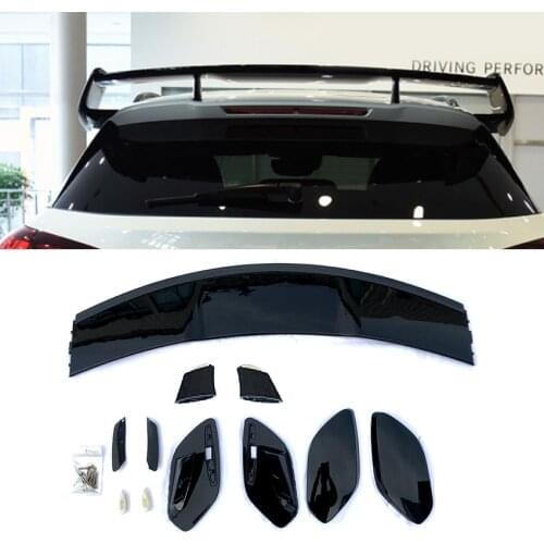 Glossy Black Rear Trunk Spoiler Wing Trim For Mercedes Benz X156 GLA-Class GLA180 GLA200 GLA260 GLA45 AMG Car Roof Bumper Lip