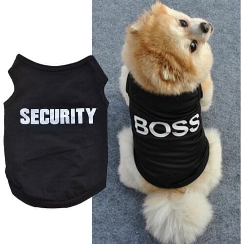 Pet Puppy Polyester Cotton Vest Dog Tee Shirts Clothes Summer Cute Clothing Pet Dogs Cool Vest Puppy Printed T-Shirt