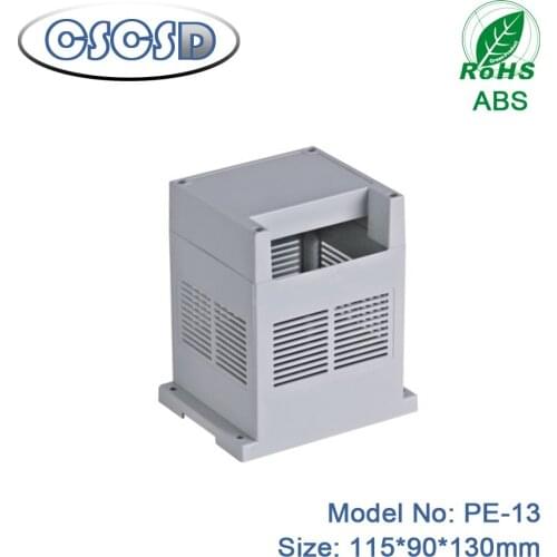 1pcs/lot 115*90*130mm abs plastic junction box project box din rail style industrial use plc ethernet adapter