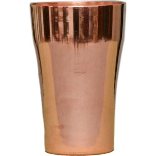1PCS 400ML Handmade Pure Copper Retro Tea Water Cup Beer Cup Coffee Cup Travel