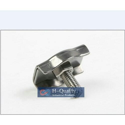 100PCS/LOT M2 AISI304 Stainless Steel Simplex Wire Rope Clip, Wire Rope Clip Fittings