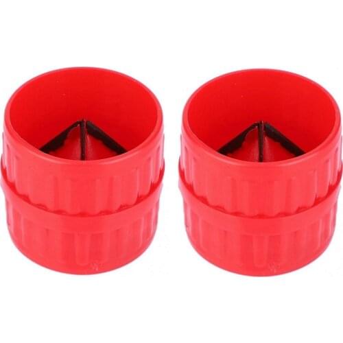 2Pcs Brass Pipe Chamfering Knife Internal External Tube Metal Tube Deburring Burrs Remover DIY Edge Trimming Tools