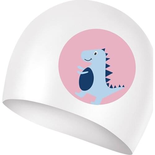 2020 Swimming Cap Silicone Women Cartoon Waterproof Plus Size Colorful Adult Long Hair Sports High Elastic Adults Swim Pool Hat