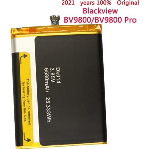 2021 years 100% Genuine New 6580mAh Batteria for Blackview BV9800 Pro Battery BV9800 Original Batteries High Quality Batteria