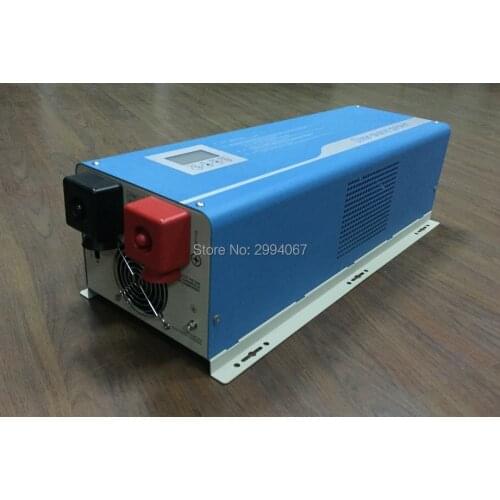 4000Watts /4KW solar pure sine wave inverter and charger generator with LCD display toroidal transformer & low power consumption