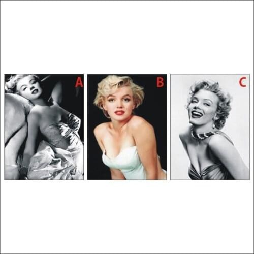 5D DIY full diamond painting Marilyn Monroe, beauty diamond embroidery home decoration cross-stitch rhinestone mosaic LY025