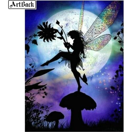 New diy 5d diamond painting elf landscape full square drill diamond mosaic diamond embroidery crafts home decoration