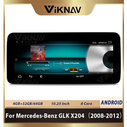 Car GPS Navigation For-Mercedes-Benz GLK X204 2008-2012 Android 9.0 Car Player Radio Wifi BT