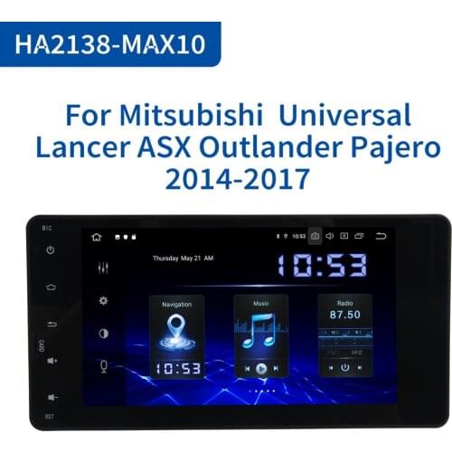 Dasaita 7" Android 10.0 Universal 2 Din Car Radio for Mitsubishi Lancer Outlander Pajero ASX Triton GPS Navi BT 5.0 DSP Headunit