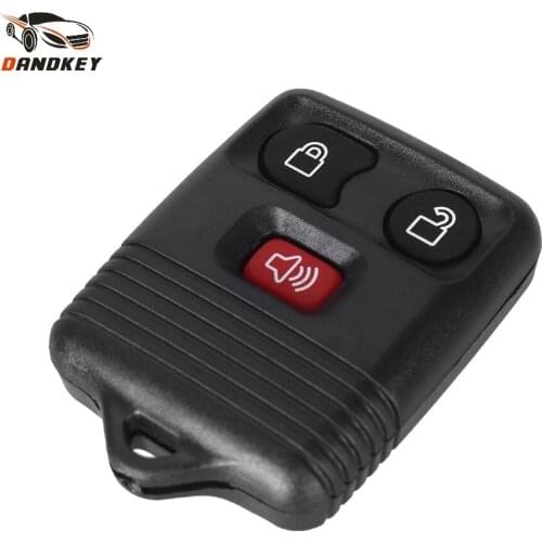 Dandkey 2pcs/lot 3 Buttons Remote Key Case Fob Shell Pad Cover For Ford Escape Ranger Explorer Transit High Quality Replacement