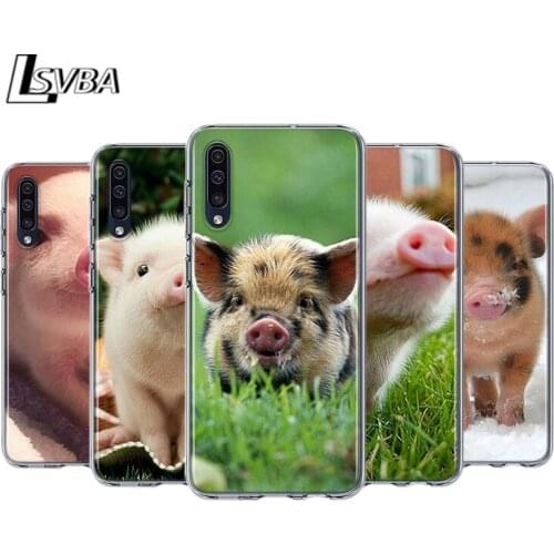 Cute pig For Samsung Galaxy A90 A80 A70 A60 A50 A40 A30 A32 A52 A72 A02S A2 A20S A20E A10S A10E A10 Phone Case