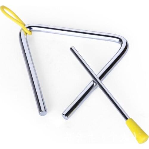 4/5/6/7/8 inch Children Triangle Percussion for Children Learning Musical Instrument Toy