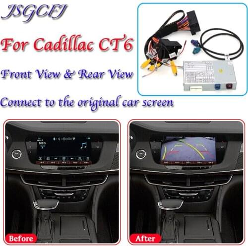 For Cadillac CT6 2016~2021 Rear View Camera Adapter Reversing Parking Original Screen Upgrading Back Up Camera Decoding Module