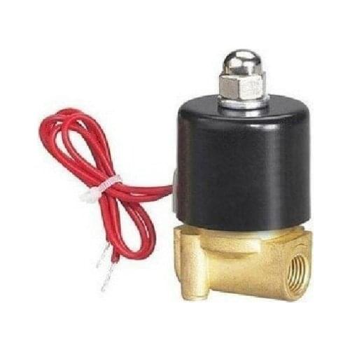 2way 2position AC 220V 3/8" Electric Solenoid Valve Water Air N/C Gas Water Air