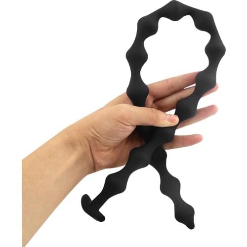 EXVOID Huge Anal Beads 58cm Anal Plug Adult Sex Toys For Women Men Gay Anus Dilator Silicone Butt Plugs Dildo Super Long