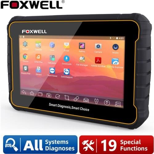 FOXWELL GT60 Car Diagnostic Tool All System Engine DPF Oil Reset Clear Faulty Codes EPB Multi-language OBD 2 Automotive Scanner