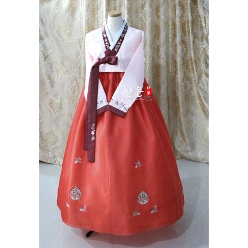 Top Sale Hanbok Dress Custom Made Korean Traditional Woman Hanbok Korean National Costume Hallowen Cosplay Gifts