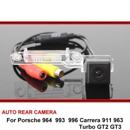 For Porsche 964 993 996 Carrera 911 963 Turbo GT2 GT3 HD CCD Rearview Backup Car Parking Reverse Rear View Camera Night Vision