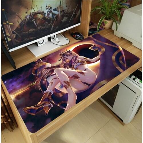 Anime Fate/Grand Order Ishtar Mouse Pad Thicken Laptop Gaming Mice Mat Table Keyboard Mat Anti-Slip Playmat Decorative Xmas Gift