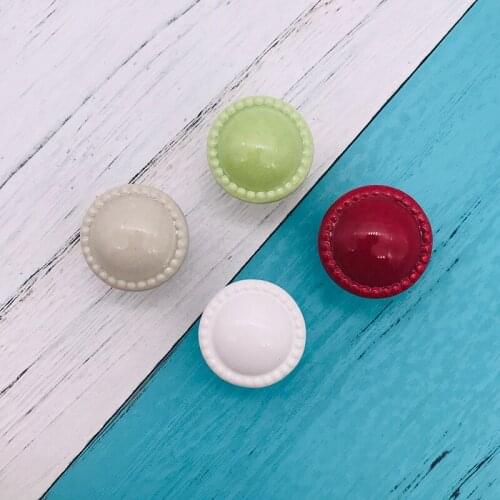 1pcs Round Braided Ceramic Knobs Grey Cupboard Wardrobe Cabinet Drawer Door Handles Pulls Knob for Kids Desk Dresser Cupboard