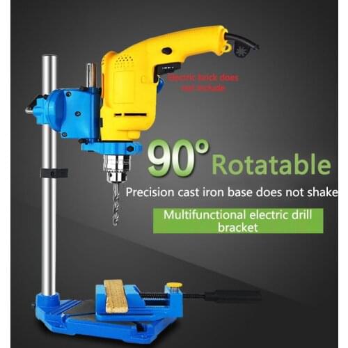Multifunctional Electric Drill Stand Universal Bench Drill Stand 38-43mm Precision Fixed Bracket Hand Electric Drill Stand CH