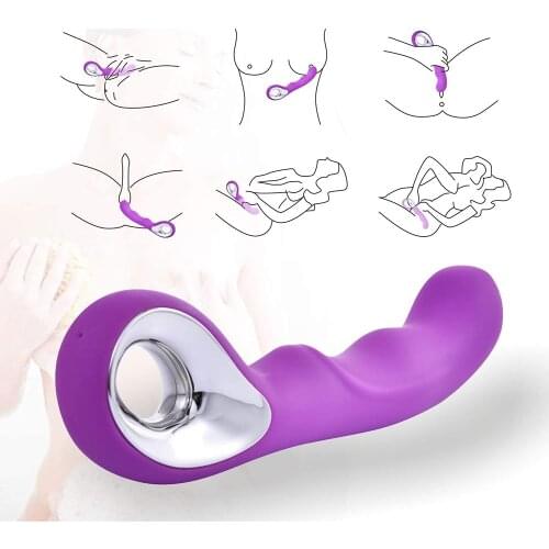 Multi-speed G-Spot Vibrator, USB Charge Powerful Vibrating Dildo For Women Silicone Clitoris Massage Sex Products