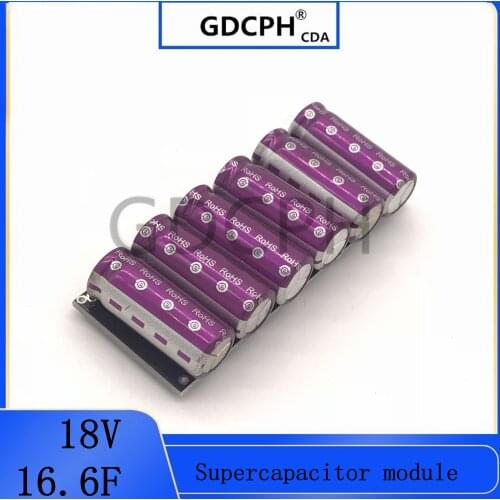 Módulo condensador de Farah 18V1. 6F súper condensador 3.0V10F 2,7 V 16V1. 6F 16V2F batería de energía de reserva