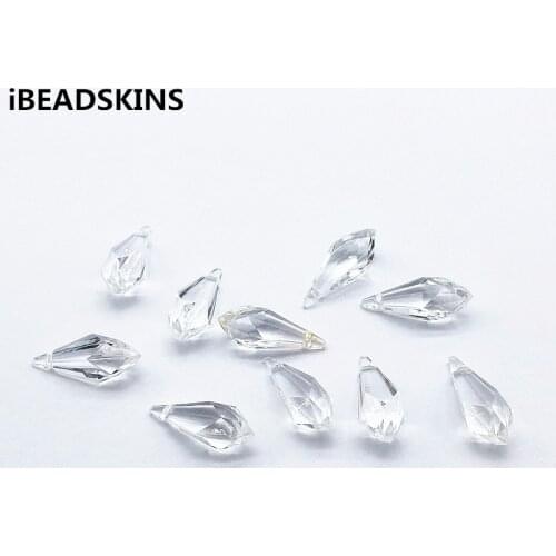 New arrival! 25x10mm 510pcs Clear Faceted Cone shape beads for Headdress accessories Earrings parts,hand Made Jewelry DIY