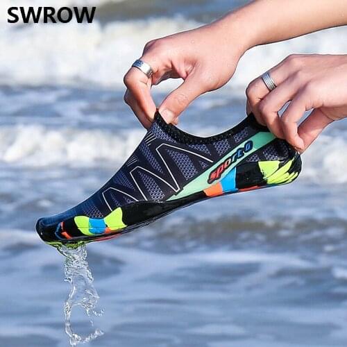 Unisex Beach Water Shoes Quick-Drying Swimming Aqua Shoes Seaside Slippers Surf Upstream Light Sports Water Shoes Sneakers
