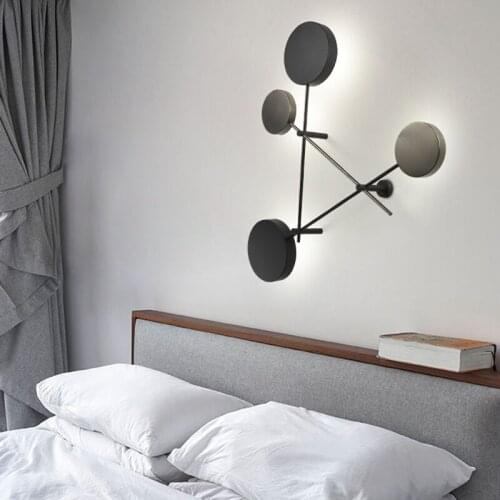 Postmodern Minimalist Art Designer Living Room Decorative Wall Lamp Lustre Led Wandlamp industrial decor aplique luz pared