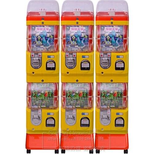 Amusement Game Center Children Play Coin Operated Mini Arcade Games Bouncy Ball Gashapon Capsules Toy Vending Game Machine