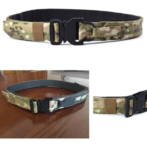 Tactical CS Outdoor Military Army Fighter Belt Black Hunting Shooter Belt