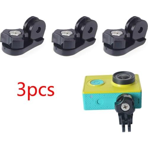 3XUniversal Conversion Adapter 1/4" Inch Mini Tripod Screw Mount for GoPro Accessories for Sony Olympus and Other Action Cameras