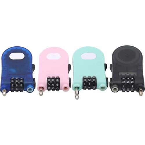 Retractable 3 Digit Combination Code Cable Lock Bicycle Luggage Travel Lock Stroller Lock Helmet Lock Anti-theft Rope Lock