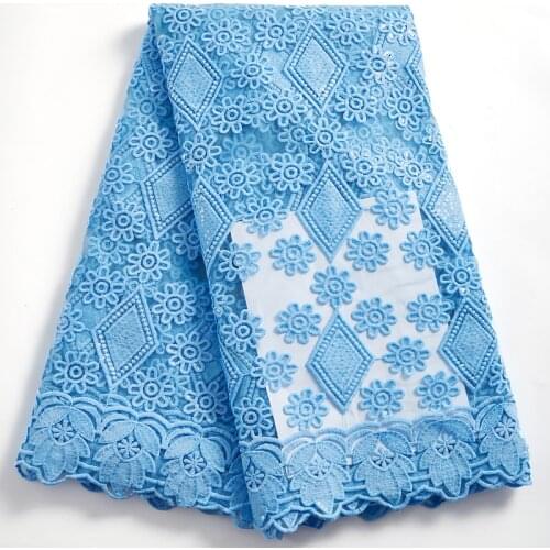 Zhenguiru High Quality Tulle Lace Fabrics African Lace Fabric Handcrafted Sewing Accessory Nigerian Wedding For Women DressA2378