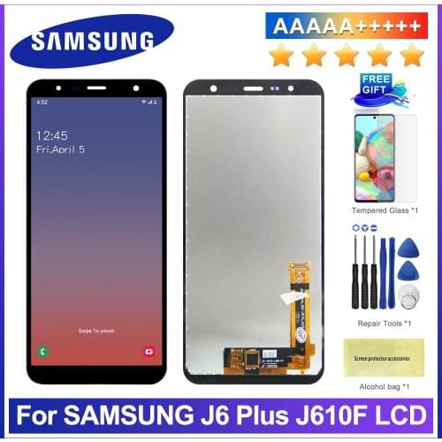 Original 6.0'' LCD For Samsung Galaxy J6+ J610 J610F J610FN Display LCD Screen replacement for Samsung J6 plus display