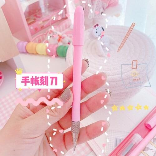 1pc Carved Printing Knife Hand Account DIY Photo Paper Cutter Razor Tool for Phone PC Tablet Drone Repair Cutting Knife