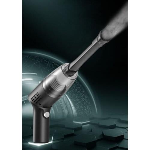 Cordless Car Vacuum Cleaner Portable Handheld Household Auto Trash Remover Strong Wind Suction Mini High-power Cleaner W91F