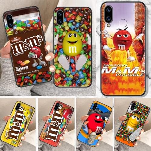 M&Ms Chocolate Box Phone Case For Huawei Honor 6A 7A 7C 8A 8X 8 9 9X 10 10i 20 Lite Pro black art hoesjes soft bumper 3D