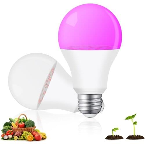 COOLO LED Grow Bulb Full Spectrum Lamps for Plant Flowers E27 110V 220V 18 LEDs 9W Phyto Growth Lamps Hydroponic System Grow Box