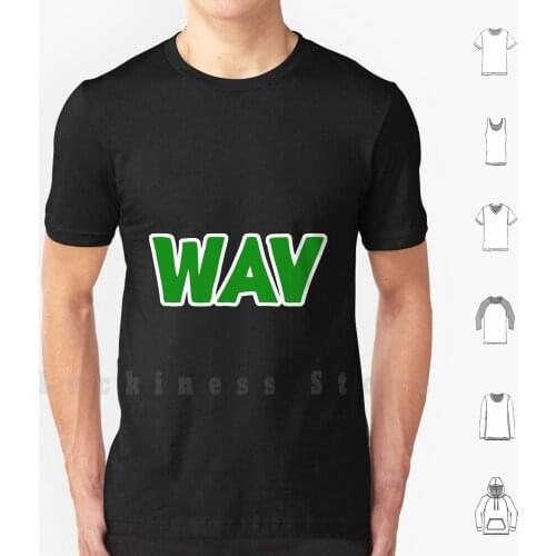 Camp Wavus " Wav " Sticker T Shirt Big Size 100% Cotton Camp Wavus Wav Wavus Kieve Jefferson Maine Trail Gash Long Camp Summer