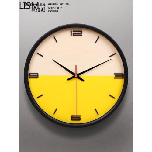 Living Room Modern Design Round Wall Clock Quartz Silent Nordic Creative Modern Minimalist Fashion Wall Clock Reloj De Pared