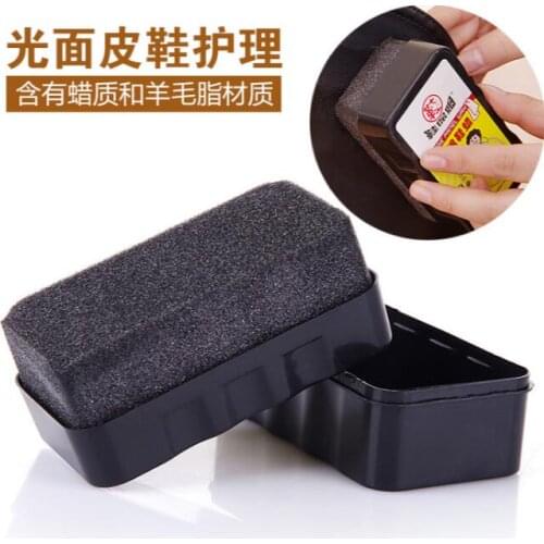 Single Face Sponge Shoe Wax Leather Shoe Care 4 Pieces/Lot Sponge Shoe Polish