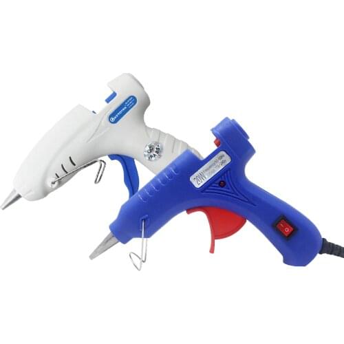 Ketotek 20W 7mm Hot Melt Glue Gun EU US Plug Electric Heat Temperature Crafts Repair Tool 30W Glue Sticks for DIY