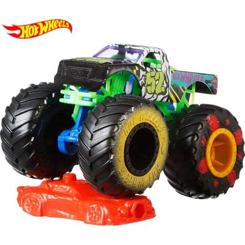 1:64 Hot Wheels Monster Tracks Diecast Car Toys Model Collection Trucks Assortment Metal 2020 Toys for Children Boys Kids Gifts
