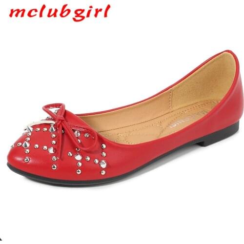 Mclubgirl Fashion Flat Casual Shoes Womens Large Size Daily Comfortable Lightweight Shopping Factory Direct Supply WZ-M001-5