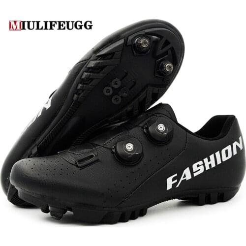 New 2021 Cycling MTB Shoes Men Sports Route Cleat Road Bike Flat Sneaker Speed Racing Women Bicycle Mountain Spd Biking Footwear