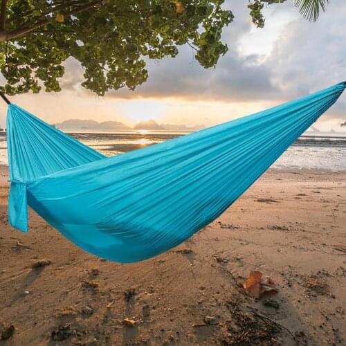 Portable Hammock Camping Hanging Chair Leisure Outdoor Equipment Hiking Hammock For Backpacking Outdoor Travel
